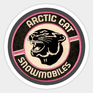 Vintage American Snowmobile Sticker